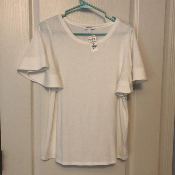 NWT Nine West whit T-shirt - Picture 4 of 4
